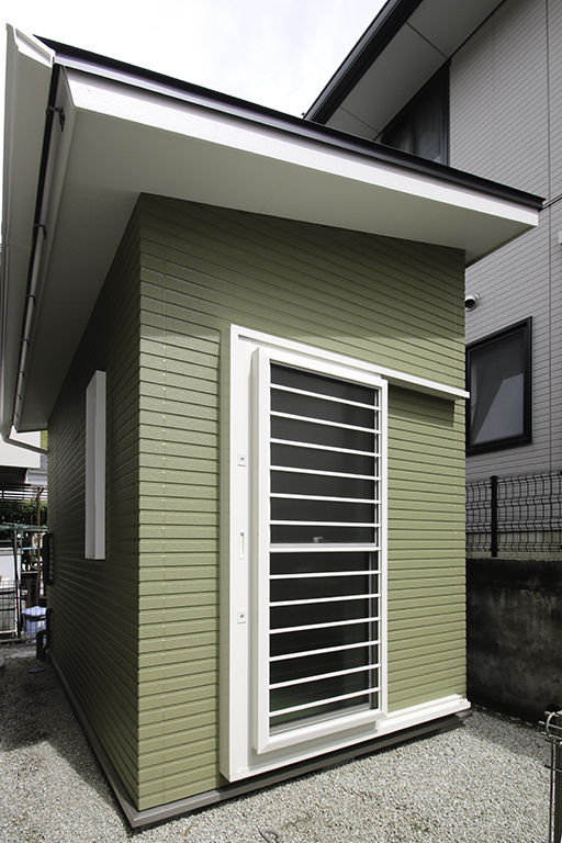 北葛城郡上牧町M様のタイニーハウス外観