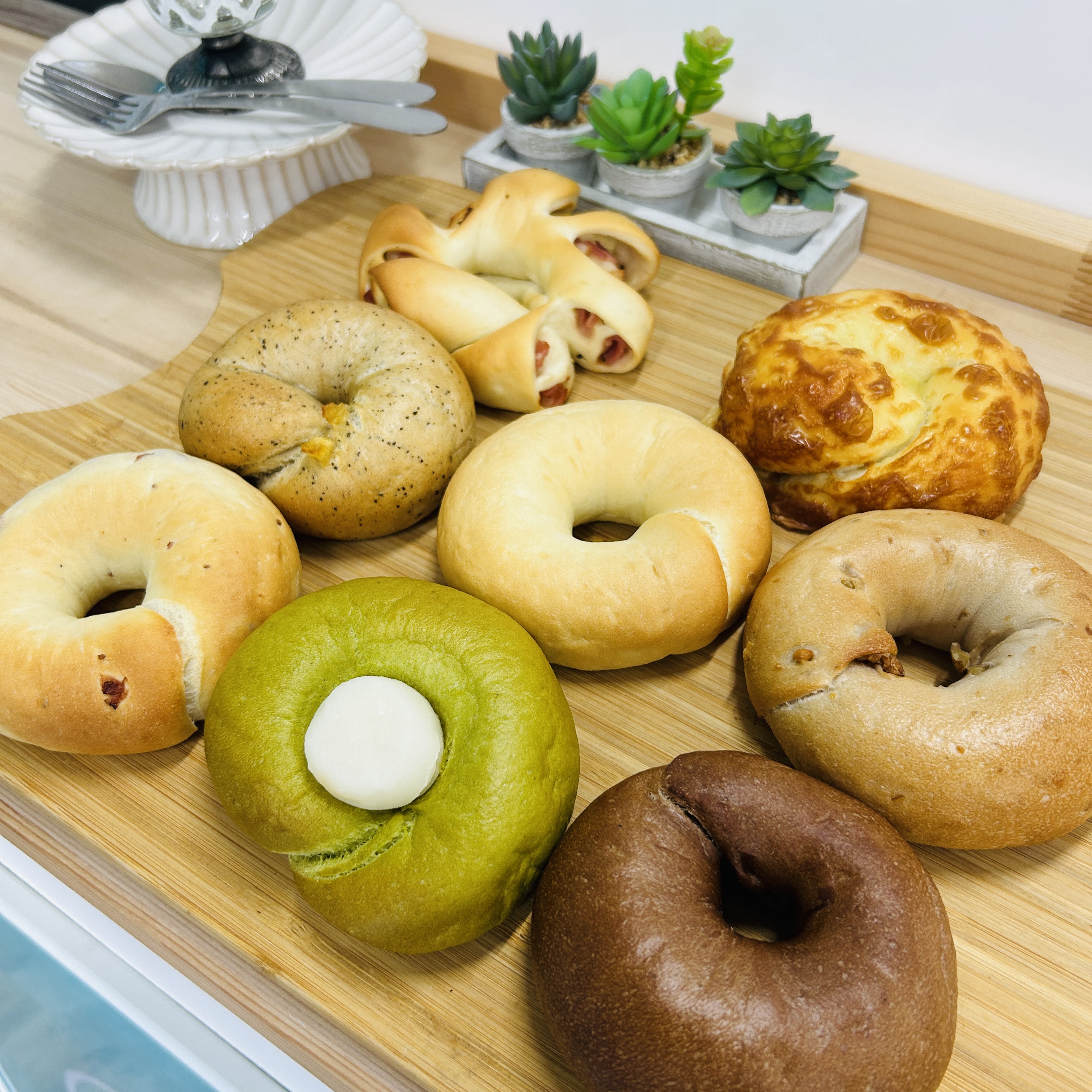 せいろ蒸しベーグル