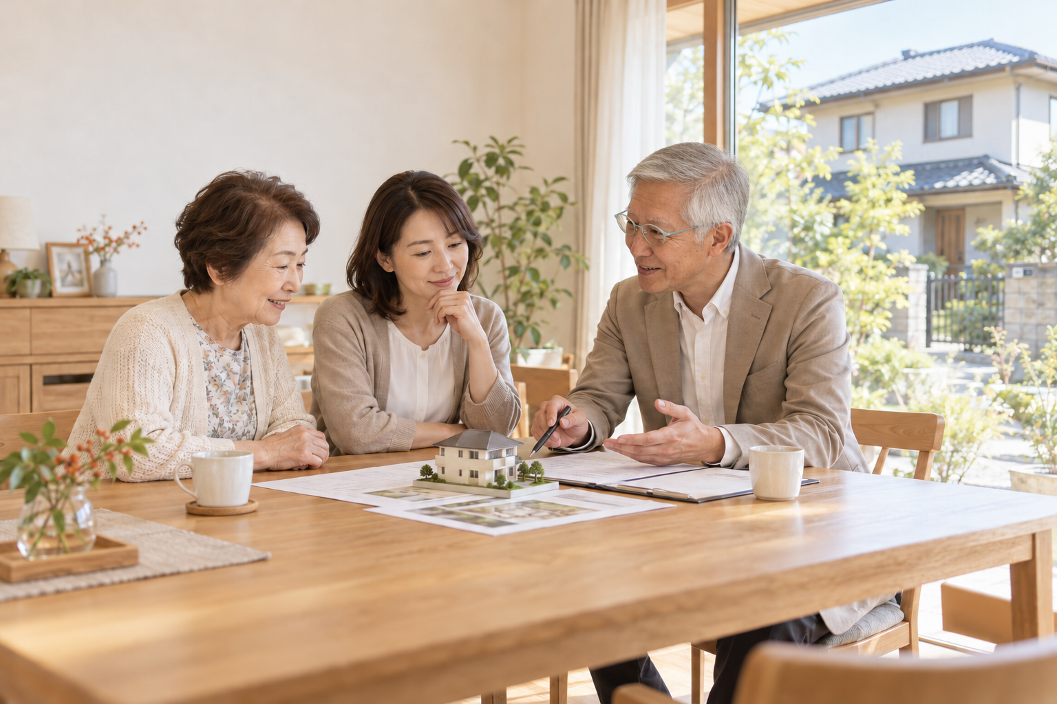 ご家族でご相談いただいている様子