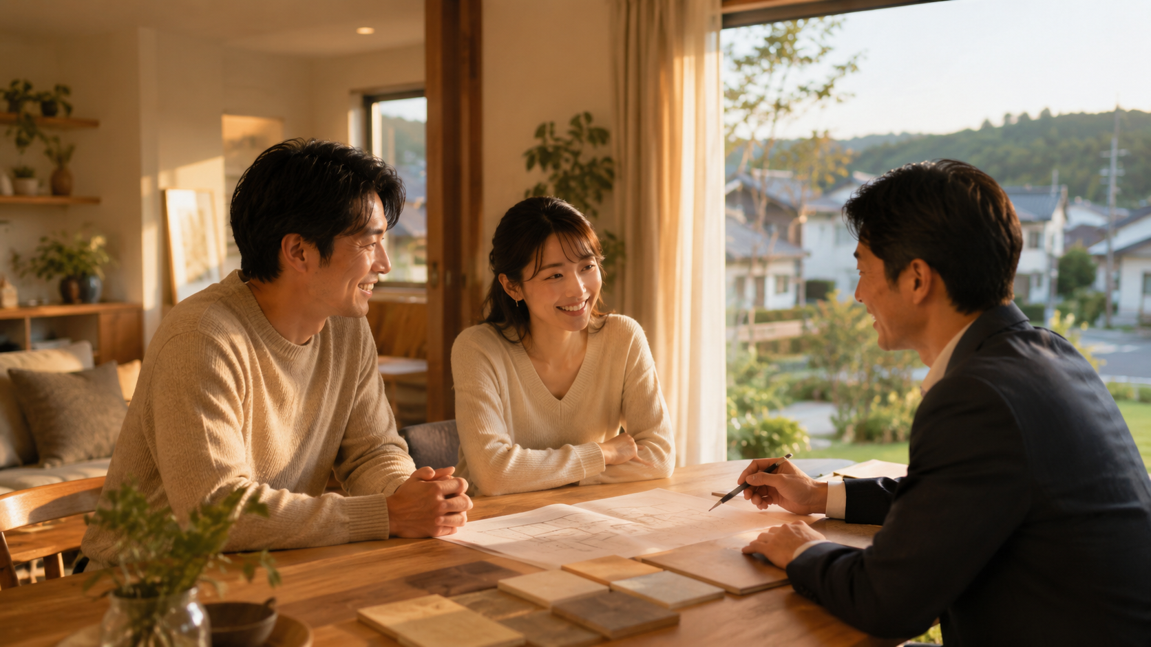 家族が集う心地よいリビングダイニング